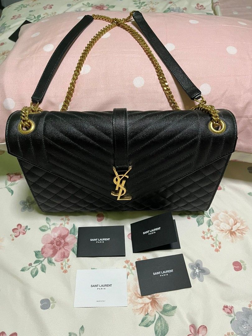 YSL Bag envelope bag authentic Luxury Bags Wallets on Carousell