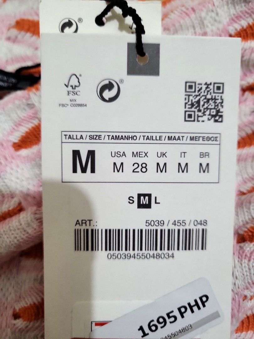 Zara Pants (Category: Other Bottoms) located in Manila. Submitted by declutterwithme__ (Listing ID 1296160678, Image 3). Description: zara pants brand new size m.