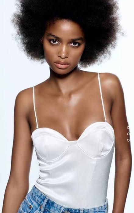 White bustier bodysuit cheap