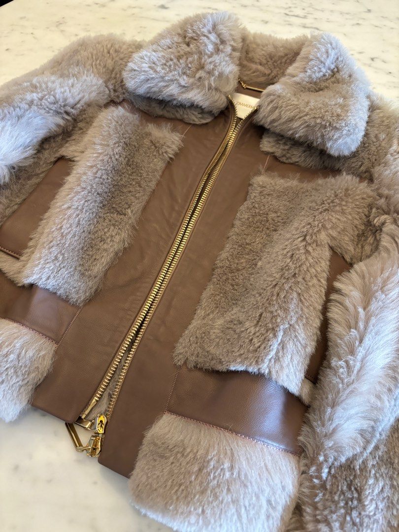 Zimmermann fleeting shearling jacket 2025