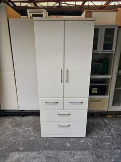 2 Door Wardrobe Closet Cabinet with drawers