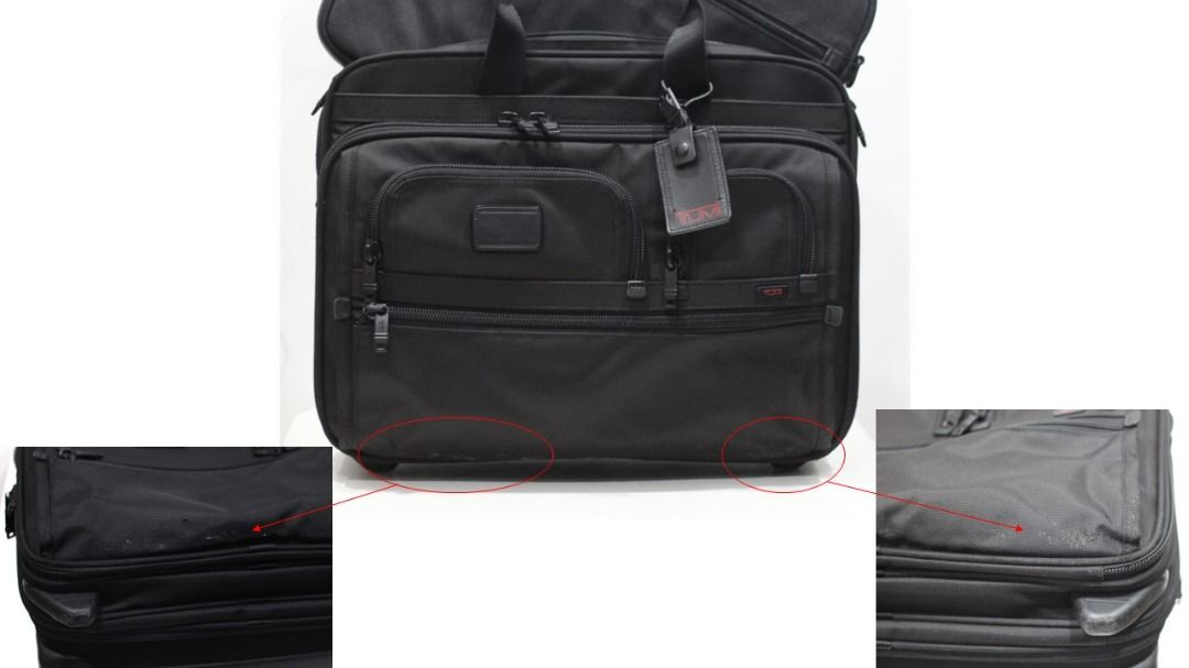 2 Wheel Luggage - Tumi 26127DH - Alpha 2-Wheeled Luggage Deluxe Expandable  Brief / 17
