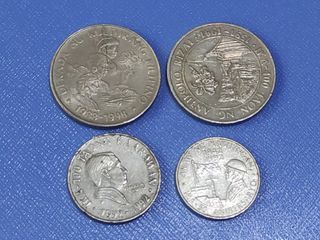 4 pcs 90s Philippine Commemorative Coins