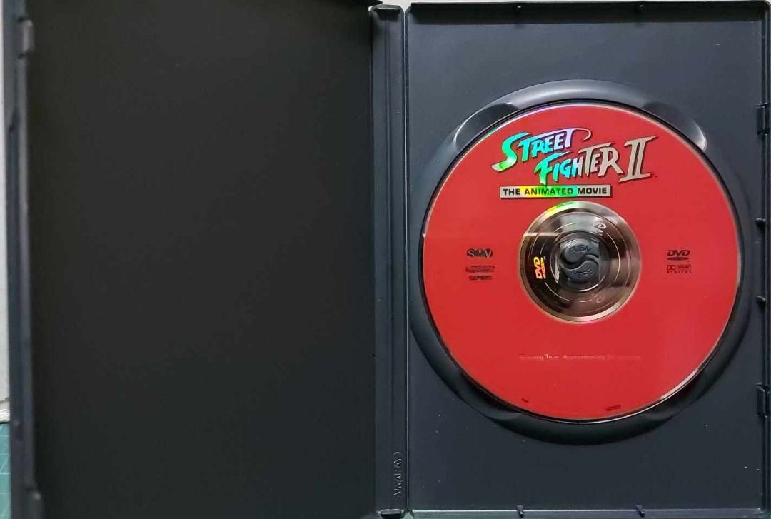中古美版英字動畫DVD street fighter 2 電影, 興趣及遊戲, 音樂、樂器 