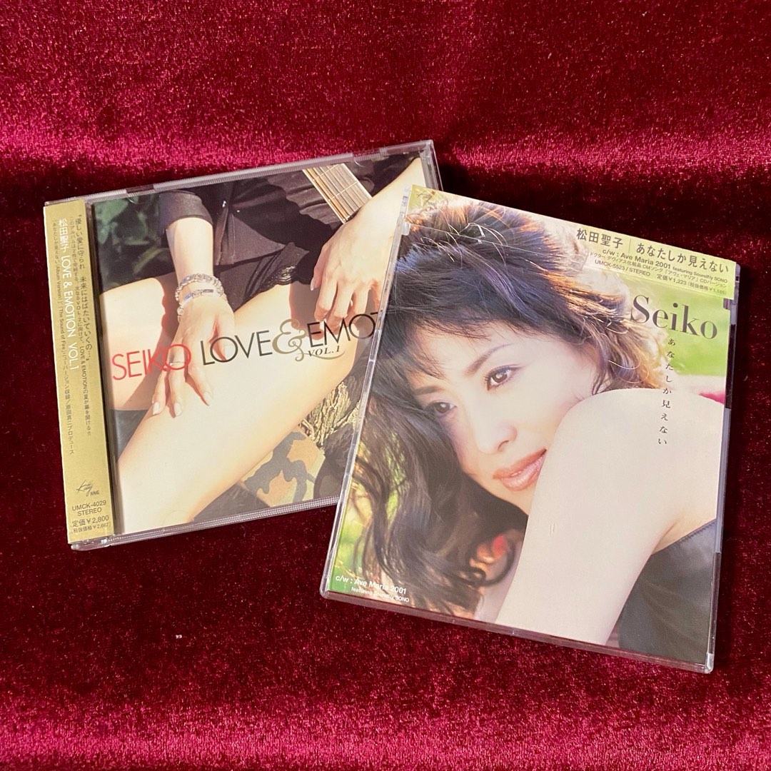 日本初版系列] 松田聖子- Love & Emotion 及あなたしか見えないCD共2隻 