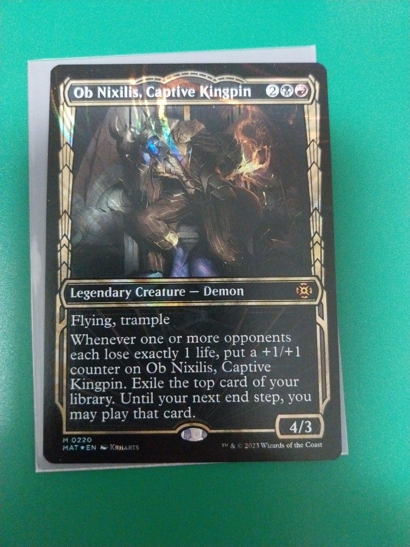 魔法風雲會MTG Ob Nixilis, Captive Kingpin (Halo Foil) - March of 