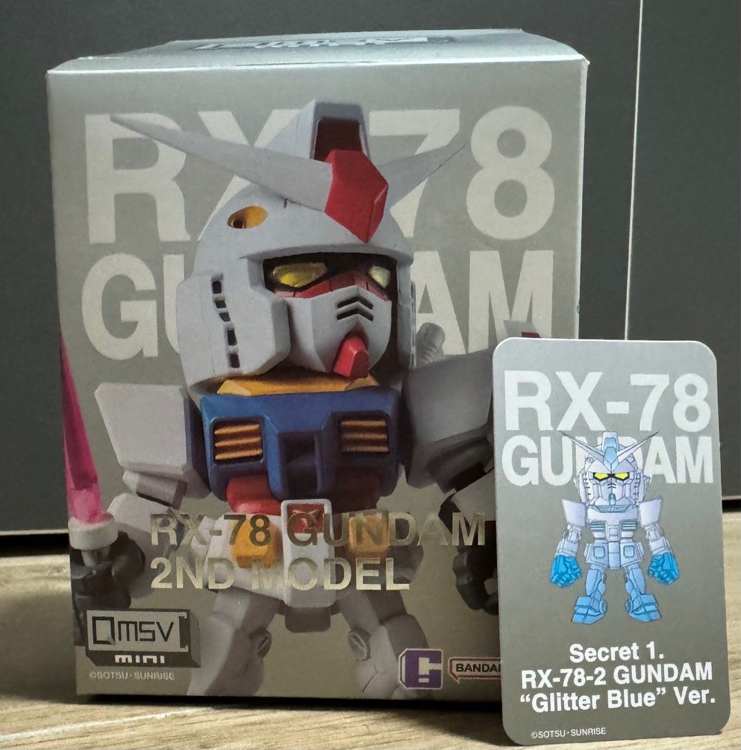 シークレット】QMSV mini RXー78ー2ガンダム(グリッターブルー) シークレット】QMSV mini RXー78ー2ガンダム(グリッターブルー)