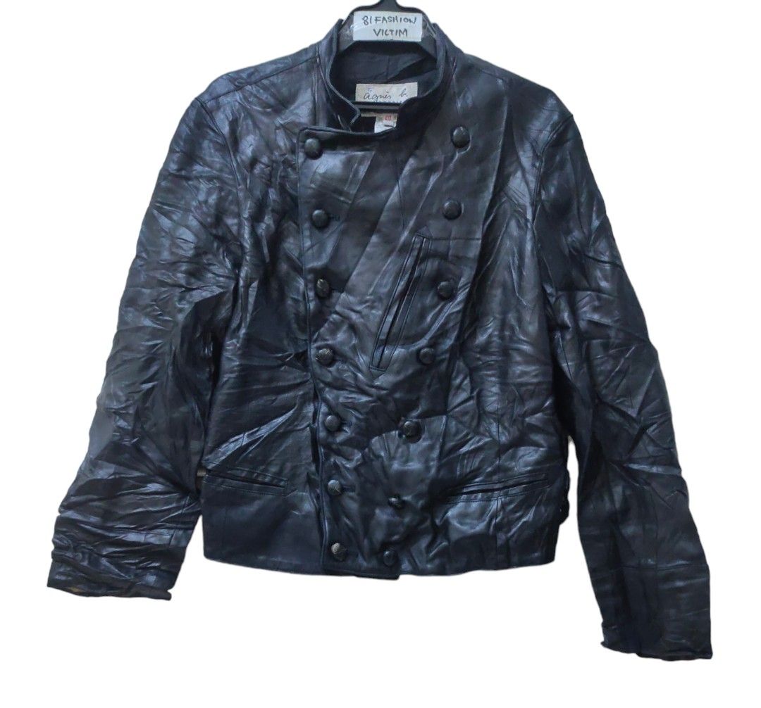 Agnes b. Leather jacket made in FranceAula
