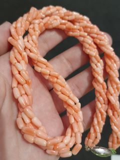 Angel Skin Coral Necklace from Japan