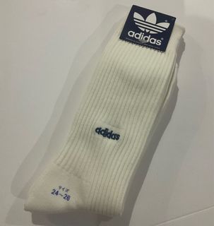 Adidas White Unisex Crew Mid Socks with Japan Tag 24-26 cm, 2pairs available - P499.00 per pair