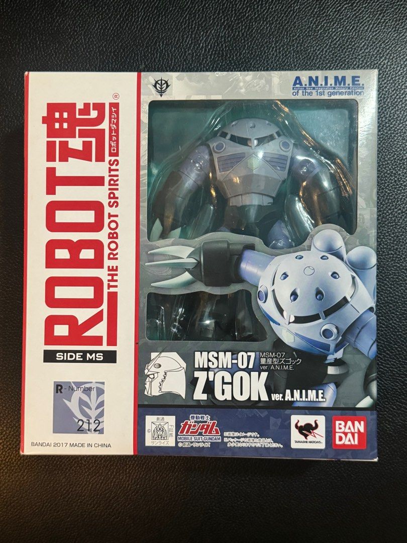 BANDAI ROBOT魂初版量產型藍色魔蟹MSM-07 Z'GOK ver. A.N.I.M.E 優質 