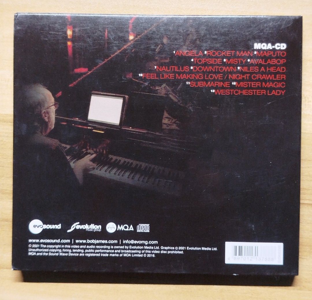 Audiophile: Bob James Trio HD CD (Category: CDs & DVDs) located in Antipolo. Submitted by swiftbird_acaae2 (Listing ID 1297637188, Image 3). Description: Artist: Bob James Trio CD title: Feel Like Making Love LIVE! CD type: MQA audiophile series HD CD Genre: Jazz Price: P950 Condition: Brand New- sealed.