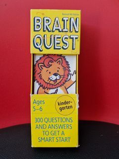Brain Quest 5 to 6years old kindergarten