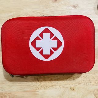 Brand New! Essential Red First Aid Hard Case Kit