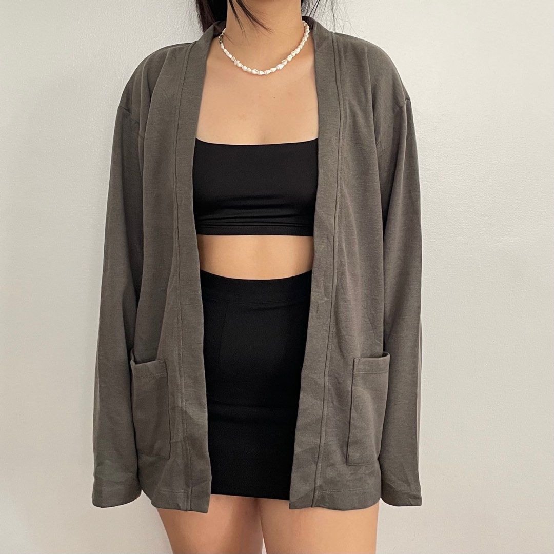 Cardigan without buttons shop