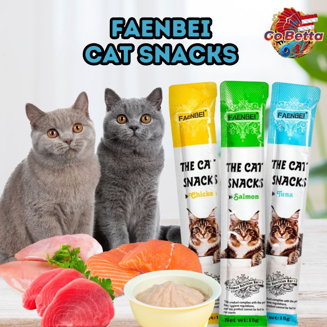 CAT FOOD 15G STRIP PET SNACKS CAT STRIPS FOR SMALL CATS AND LARGE CATS CAT FATTENING SNACKS FOR PETS