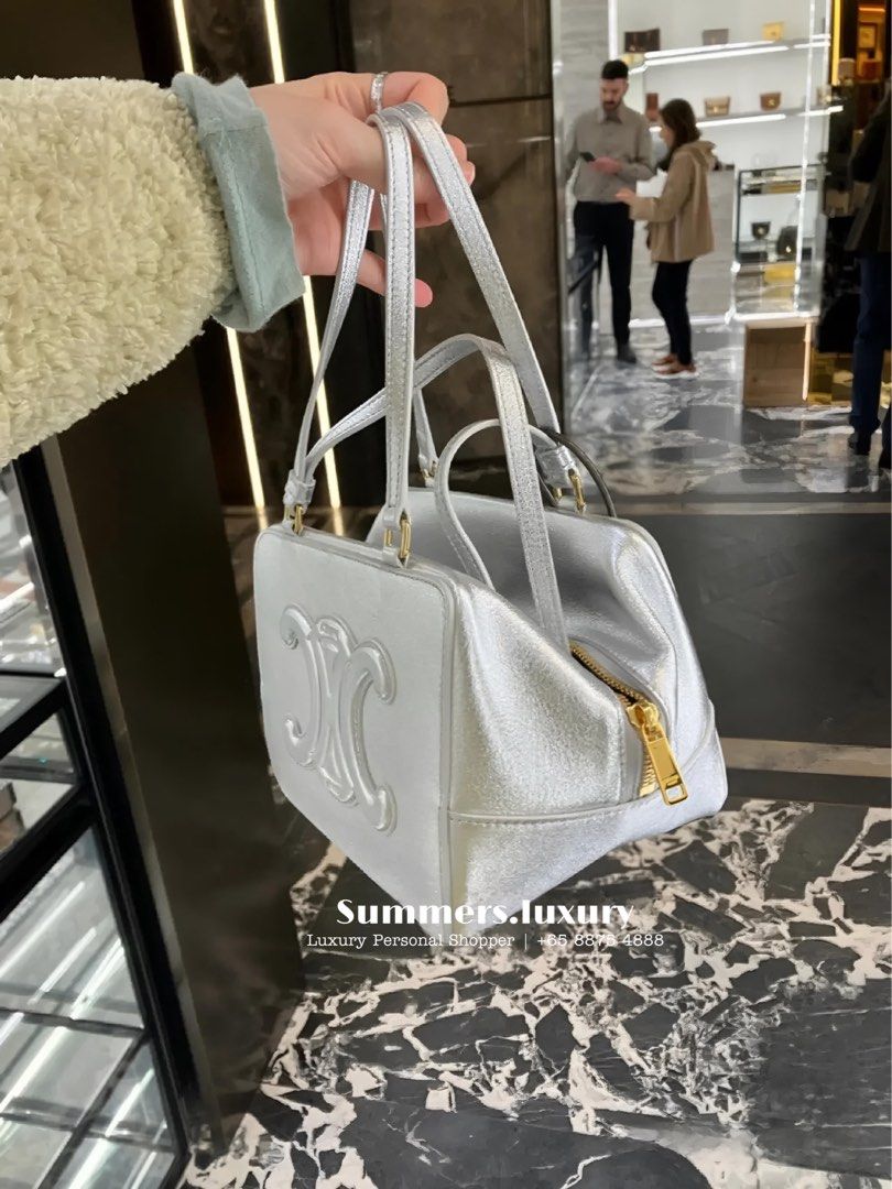 Celine Triomphe Folded Cube Bag