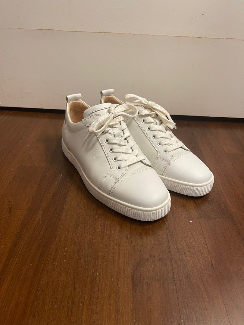 Christian Louboutin white sneakers Luxury Sneakers Footwear on Carousell