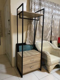 Clothing rack with drawer