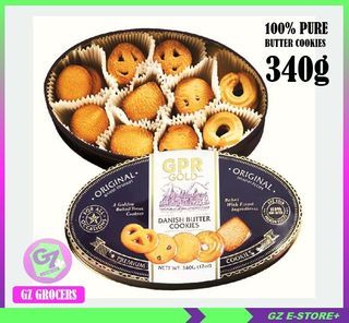 DANISH 100% Butter Cookies 340g Sealed Gift Snack