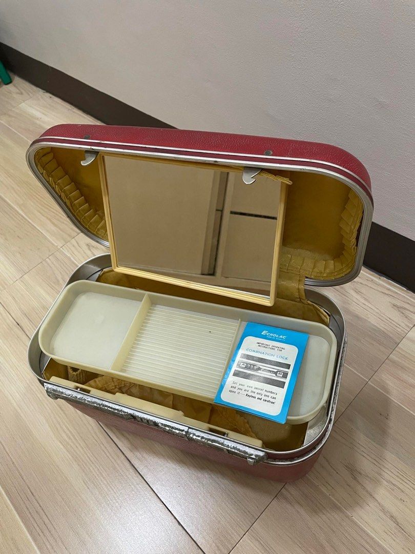 Echolac Vintage Make Up Kit w Combination Lock (Category: Makeup) located in Manila. Submitted by aling_aligeng (Listing ID 1297608783, Image 1). Description: Echolac Vintage Make Up Kit w Combination Lock for sale. With orginal manual. .