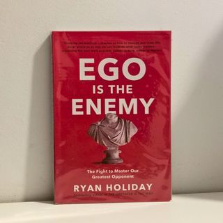 Ego is the Enemy by Ryan Holiday—A Practical, Self Help Book To Overcome Ego, Nonfiction, Softcover