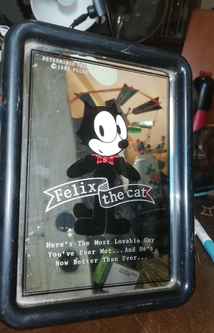 その他 vintage felix the cat mirror vintage felix the cat mirror