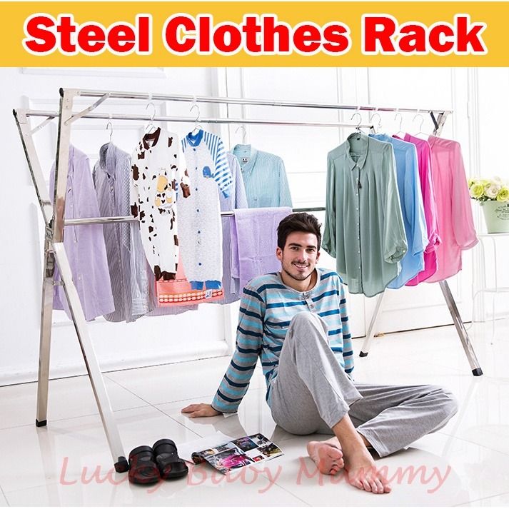 X shaped clothes rack on sale