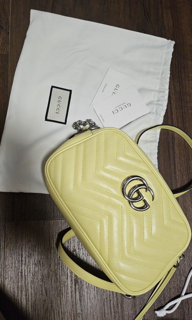 Yellow gucci marmont 2025