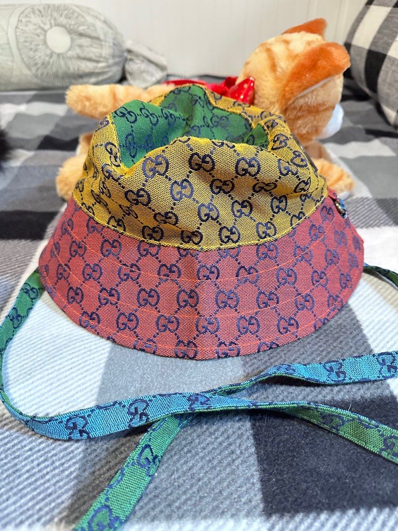 Gucci Monogram reversible bucket multicolor