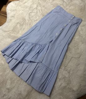 High waisted stripe skirt / cover up