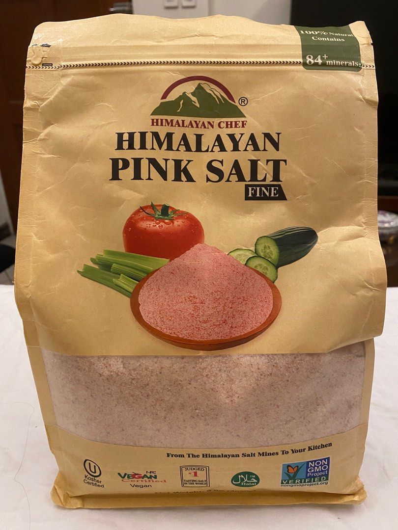Himalayan Chef Pink Himalayan Salt 8 lbs (3629g) (Category: Spice & Seasoning) located in Pasig City. Submitted by tweeny2020 (Listing ID 1297592164, Image 1). Description: Brand new purchased in the US Authentic Pink Himalayan Salt (fine) 8 lbs bag roughly 3629 grams. Himalayan Chef brand. Newly bought with expiration date of December 2026..