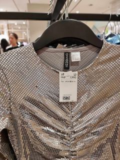 H&M Sequined Mirrorball Dress