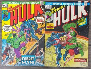 Hulk #173-174 VINTAGE 1974 Cobalt Man Set