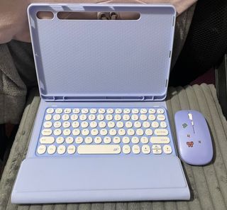 Ipad case with keyboard and mouse