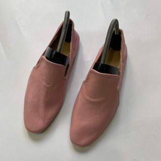Jil Sander Soft Pink Leather Ballet Flats