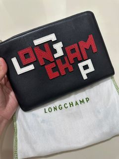 Longchamp Le Pliage Cuir pouch