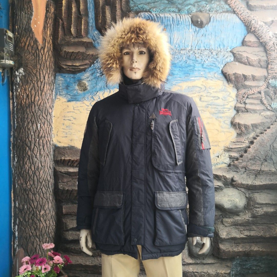LONSDALE LONDON Winter Jacket Hoodie Bulu Down Premium Pria Jaket Bulu Angsa Gelembung Puffer Jaket Musim Dingin Jaket Bulang 42