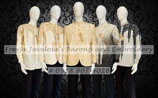 Modern Barong Tagalog Premium Quality Design from The Embroidery Capital of the Philippines