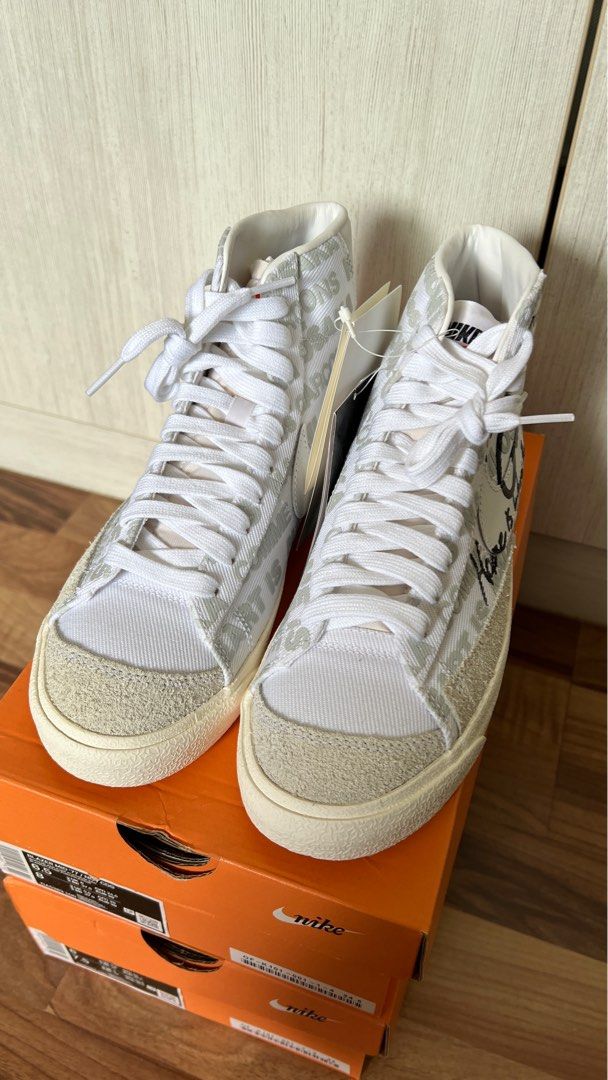 Nike Blazer Mid x COMME des GARCONS CDG x Naomi Osaka Men s Fashion Footwear Sneakers on Carousell