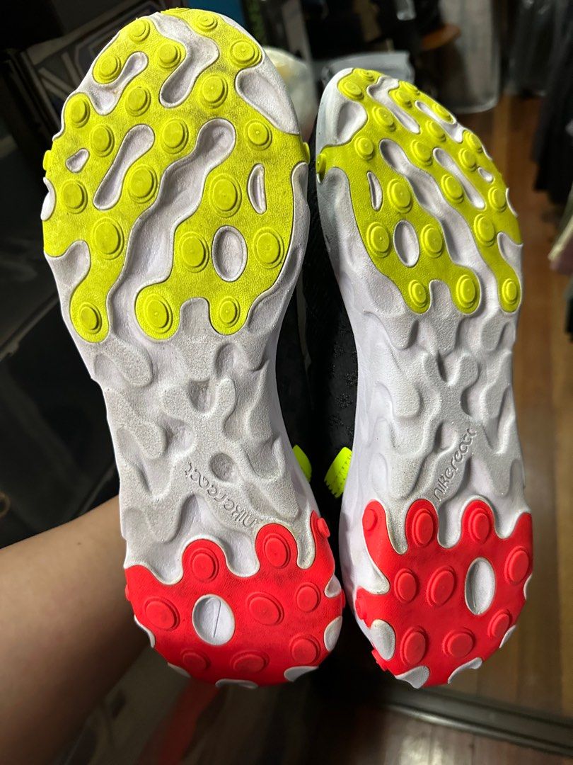 Nike React Element 55 (Category: Sneakers) located in Quezon City. Submitted by edward282 (Listing ID 1297549648, Image 3). Description: Selling my preloved Nike React Element 55 Size 12US Comes complete Issues: minimal sole sep.