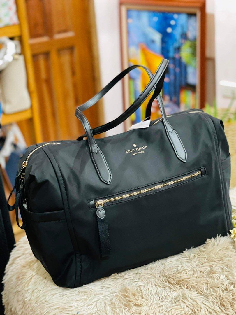 💯ORIGINAL KATE SPADE CHELSEA WEEKENDER BLACK (Category: Luxury Bags & Wallets) located in Quezon City. Submitted by ashongsstore (Listing ID 1297554302, Image 1). Description: ♠️KÄTË ŚPÄDÈ COLLECTION♠️ 🇵🇭ONHAND🇵🇭 ‼️Please look at our pictures as that is exactly what you are purchasing‼️ 💯GUARANTEED ORIGINAL AND AUTHENTIC or TRIPLE YOUR MONEY BACK! Not REPLICA, OEM, TOP GRADE QUALITY, AUTHENTIC QUALITY or Any other Terms to DENOTE FAKE! 😎 .