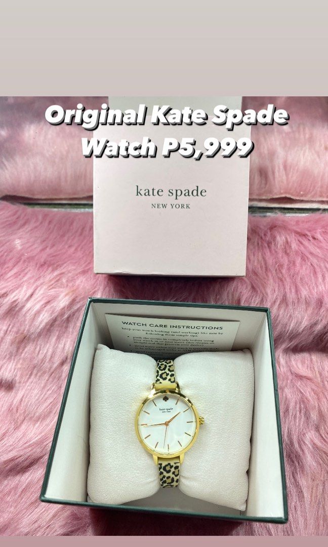 Original Kate Spade with Care Instruction Luxury Watches on Carousell