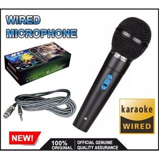 Original Megapro MP-9000 Professional Vocal Dynamic Wired Microphone (Black）for videoke