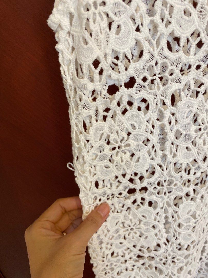 OYSHO crochet dress, Women's Fashion, Dresses & Sets, Dresses on Carousell
