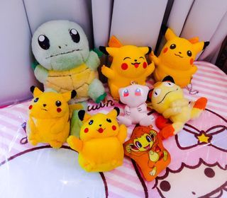 Pokemon characters plush toy & charms