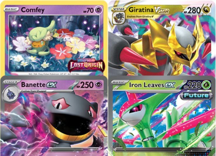 Pokmon TCG Lost Zone Giratina VSTAR Deck with Banette ex and Iron Leaves  ex, Hobbies & Toys, Toys & Games on Carousell