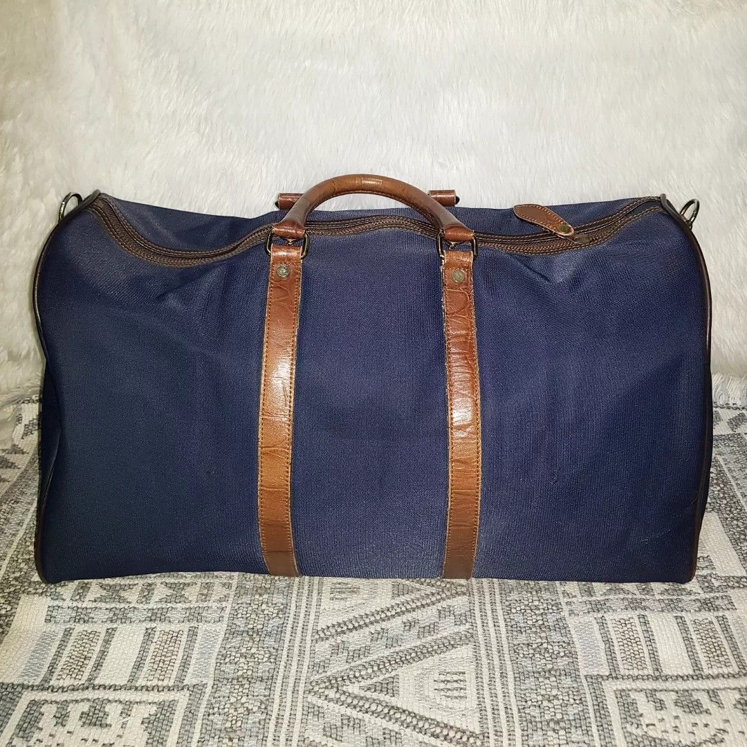Preloved Pierre Balmain duffle bag (Category: Luxury Bags & Wallets) located in Pamplona. Submitted by luxuryitems_ph (Listing ID 1297626431, Image 2). Description: In good used condition(no long strap) clean interior. Add sf..