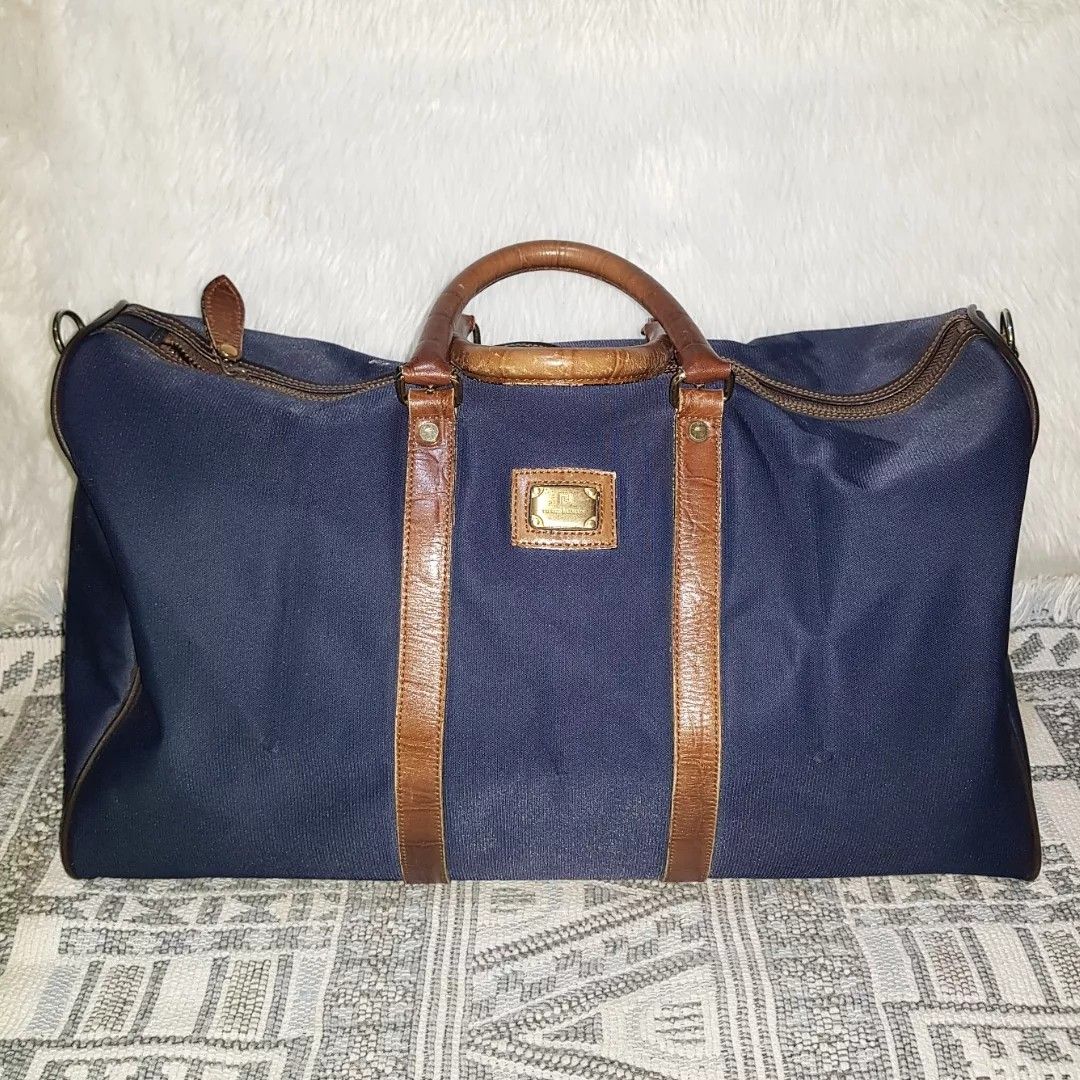 Preloved Pierre Balmain duffle bag (Category: Luxury Bags & Wallets) located in Pamplona. Submitted by luxuryitems_ph (Listing ID 1297626431, Image 1). Description: In good used condition(no long strap) clean interior. Add sf..