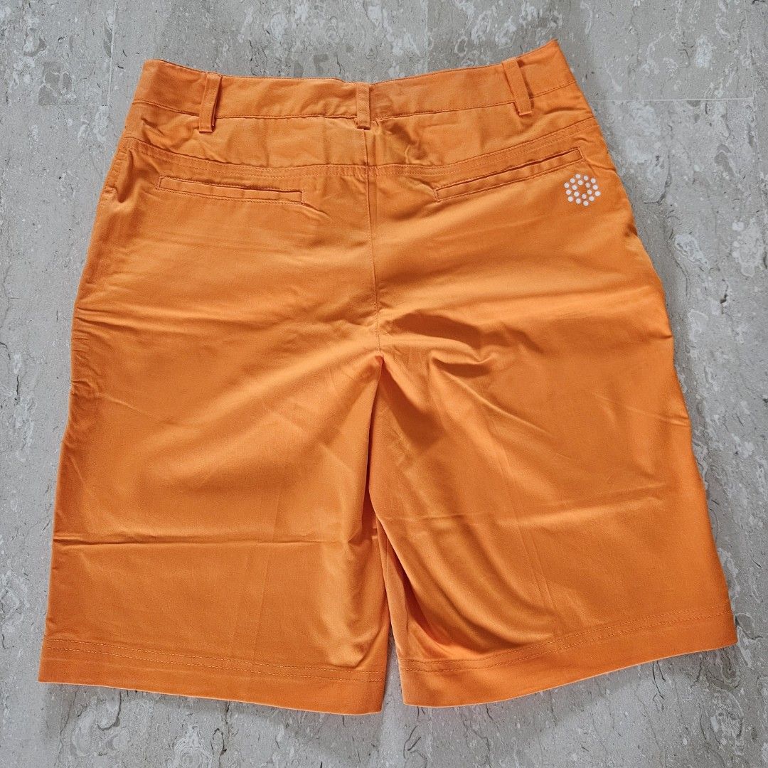 PUMA ORANGE GOLF SHORTS